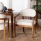 Baxton Studio Biana Boucle Dining Chair - Modern Upholstered Accent Armchair, Cream, Minimalist Design 259-14203-ZORO - alternate 9