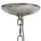 Homeroots Nickel Chandelier Iron Ceiling Light With Clear Shades 651696 - alternate 4