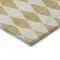 Homeroots 9' X 12' Gold And Light Brown Geometric Washable Indoor Outdoor Area Rug 577041 - alternate 9