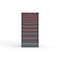 Strong Hold 10 drawer cabinet - (2x 2ft, 3x 3ft, 3x 5ft, 1x 7ft, 1x 9ft) - Red accents - E-Lock w/ Tracking S3060-PPTAS-1001DS - alternate 1