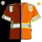 Dome75 Hi-Vis Short Sleeve Safety Vest SM/MD Class ANSI/ISEA 107-2020 Class 3 , Reinforced Front Zipper DV2533 - alternate 9