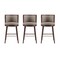 Manhattan Comfort Evalyn Barstool in Taupe - Set of 3 3-BS024-TP - alternate 9