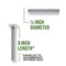 Hillman 1/4 in. X 5 in. L Hot Dipped Galvanized Steel Carriage Bolt, 100PK 812527 - alternate 4