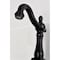 Kingston Brass Two-Handle Wall Mount Bridge Kitchen Faucet, Matte Black KS2440BPL - alternate 6
