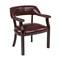 Office Star Collection: Traditional Traditional Guest Chair, Ox Blood Seat, Ox Blood Back, 24 1/2" W 24-1/2" L TV230-JT4 - alternate 1