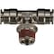 Gates Air Brake Branch Tee To Male Pipe Swivel Surelok G31142-0806 - alternate 1
