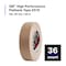 3M Masking Tape, 24 mm W x 55 m L, 7.1 mil Thick, Brown, Rubber Adhesive, 36 PK 2519 - alternate 9