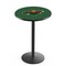 Holland Bar Stool Co 42" Blk Wrinkle Minnesota Wild Pub Table, 36" dia. Top L214B4236MinWld - alternate 1