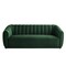 Homeroots 85" Hunter Green Velvet Manufactured Wood Sofa 543937 - alternate 9