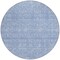 Homeroots 8' Sky Blue And Ivory Round Floral Washable Indoor Outdoor Area Rug 582370 - alternate 8