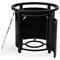Leisuremod Walbrooke Black Patio Round Tank Holder, Black WH24BL - alternate 9