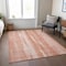 Homeroots 3' X 5' Orange And Salmon Botanical Leaves Washable Indoor Outdoor Area Rug 581972 - alternate 9