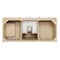 James Martin Vanities Gracyn 48 in. Single Vanity, Coastal Driftwood, w/ 3 CM Victorian Silver Quartz Top D125-V48-CSD-3VSL - alternate 6