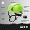Ge Safety Helmet, Non-Vented, Green GH401GN - alternate 4