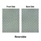 World Rug Gallery Contemporary Checkered Weather Resistant Reversible Indoor/Outdoor Rug 5 ft x 7 ft Green WR114GREEN5X7 - alternate 7