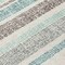 Homeroots 8' Teal Blue And Gray Round Striped Washable Indoor Outdoor Area Rug 632247 - alternate 6