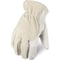 Ironclad Performance Wear Leather Gloves, Cowhide, Slip-On, Wing Thumb, White / White, M, 1 PR IEX-WHO2-03-M - alternate 1