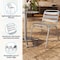 Flash Furniture Commercial Aluminum Restaurant Stack Chair, PK4 4-TLH-015-GG - alternate 19