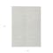 Homeroots 3' X 5' Ivory And Silver Geometric Washable Indoor Outdoor Area Rug 594473 - alternate 9