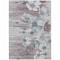 Homeroots 5' X 8' Teal Blue Aqua And Ivory Floral Washable Indoor Outdoor Area Rug 582777 - alternate 9