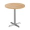 Flash Furniture Bennett 30 in Round Solid Wood Indoor Tabletop in Natural with 22 in x 22 in Table Height GSF-RD30-NAT-T2222S-GG - alternate 1