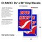 Signmission Dive Shop, Vinyl Decals Only 24 Inch x 36 Inch, Vinyl Decal, 2PK DSB-2436-2PACK-Dive Shop - alternate 2