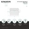 Kingston Brass 24" Ceramic Single Bowl Wall Mount Kitchen Sink with Strainer, Glossy White GPKWS241917 - alternate 6
