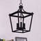 Vaxcel Cottage Grove 3-Light Matte Black Traditional Open Cage Lantern Pendant Light P0477 - alternate 9