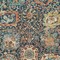 Homeroots 3' X 5' Navy Blue Terra Cotta And Beige Damask Washable Indoor Outdoor Area Rug 603743 - alternate 9