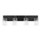 Jonathan Y Irving 27.75" 4-Light Seeded Glass/Iron Modern Contemporary LED Vanity Light, Black JYL7558B - alternate 12