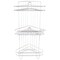 Simple Spaces Shower Caddy, 3-Shelf, 11-5/8 in OAW, 23-1/4 in OAH, 8-1/4 in OAD, 10 lb SS-SC3-29-CH-3L - alternate 3