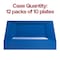 Smarty Had A Party 9.5" Midnight Blue Square Plastic Dinner Plates (120 Plates), 120PK 6819-CASE - alternate 8