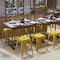 Flash Furniture 18 Inch Yellow Metal Stool, 4PK ET-BT3503-18-YL-GG - alternate 1