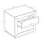 Manhattan Comfort Soren 26 in Nightstand in Whitewashed Oak (2-Drawer) NS1773-1 - alternate 7