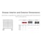 Tekton Rolling Tool Cabinet, 7 Drawer, Red, Steel, 36 in W x 27 in D x 41-1/2 in H OCL33200LWT - alternate 14