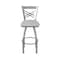 Holland Bar Stool Co 820 Catalina Stainless Steel 36in Swivel Bar Stool with Graph Alpine Seat 82036SS020 - alternate 8