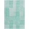 Homeroots 10' X 14' Teal Blue Aqua And Ivory Striped Washable Indoor Outdoor Area Rug 581682 - alternate 9