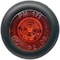 Pm Company Side Marker/Clearance Light, Round, 1.06 in W, 0.51 in H, 9 to 16 V, LED Lamp, Red Lens, Grommet V171R - alternate 1