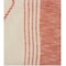 Homeroots 60" X 50" Red Woven Cotton Striped Throw Blanket with Fringe 516481 - alternate 9