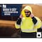 Oberon Hi-Vis 100% FR/Arc-Rated Heavyweight 12 oz Hoodie, Pullover, Black Bottom, Hi-Vis Yellow, 3XL ZFC106-3XL - alternate 9