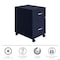 Space Solutions 14.25 in W 2 Drawer Mobile Vertical File Cabinet W/ Accessory Drawer, Navy 25936 - alternate 18
