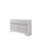 Homeroots 63" White Manufactured Wood Nine Drawer Triple Dresser 490469 - alternate 1