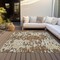 Homeroots 8' X 10' Copper Gold And Ivory Striped Washable Indoor Outdoor Area Rug 596665 - alternate 8