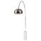 Leisuremod Arco Lamp with Marble Cube Base, White, White AL22W - alternate 7