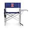 Picnic Time Family Of Brands NCAA Illinois Fighting Illini Sports Chair with Side Table - Beach Chair 809-00-138-214-0 - alternate 1