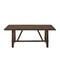 Homeroots 72" Oak Wood Trestle Base Dining Table 630371 - alternate 6