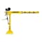 Oz Lifting Products 1200 lb Tele-Pro davit crane with 2500 lb carbon steel brake winch OZTP1200DAV-HND2 - alternate 7