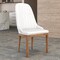 Leisuremod Verisma Collection Modern Wooden Dining Chair in White VC57W - alternate 10