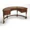 Homeroots 60" Dark Brown Solid Wood Kidney Writing Desk 383202 - alternate 4