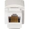 Rca Keystone CAT6/5E RJ45 White Modular Jack TPHKJRJ45EV - alternate 1
